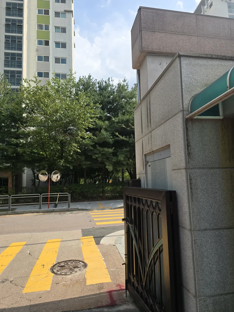 반사경교체 800파이 벽부 반사경 설치